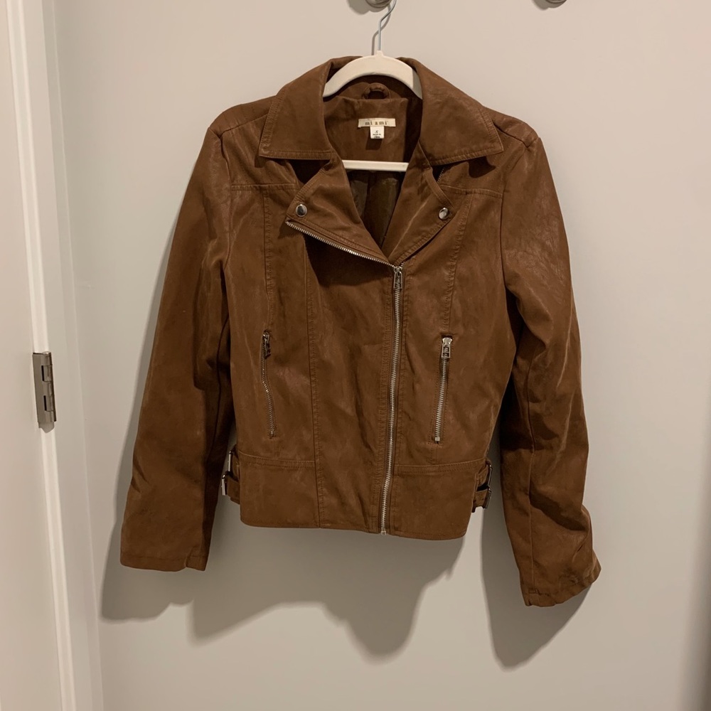 Faux Leather Jacket